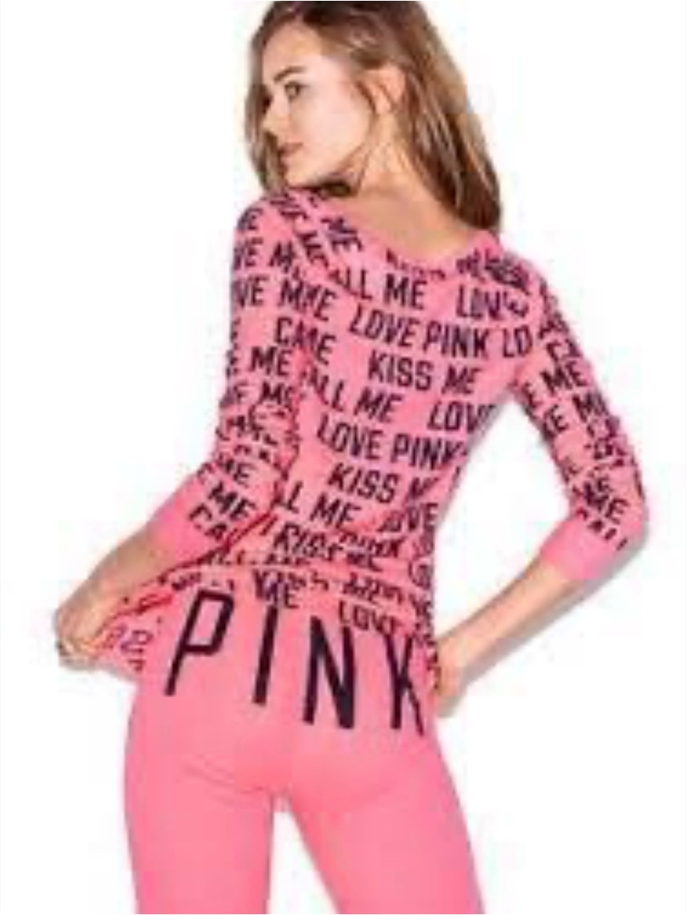 2013 Victoria Secret Pink waffle pyjama loungewear set